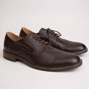 Cole Haan Grand O/S Men's Sz 13 Centre Street Oxford Loafer Brown Pebble Leather